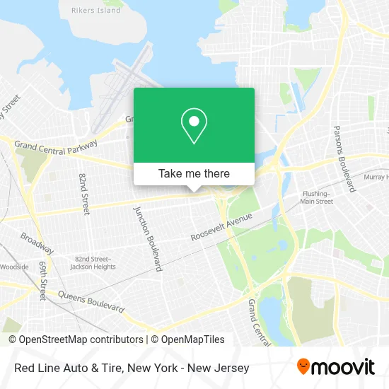 Red Line Auto & Tire map