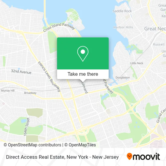 Direct Access Real Estate map