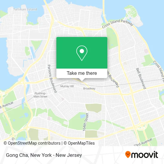 Gong Cha map