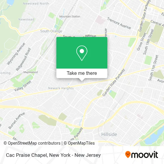 Cac Praise Chapel map