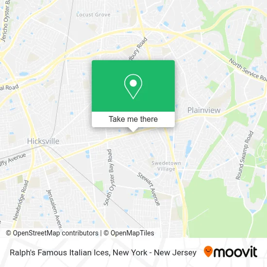 Ralph's Famous Italian Ices map