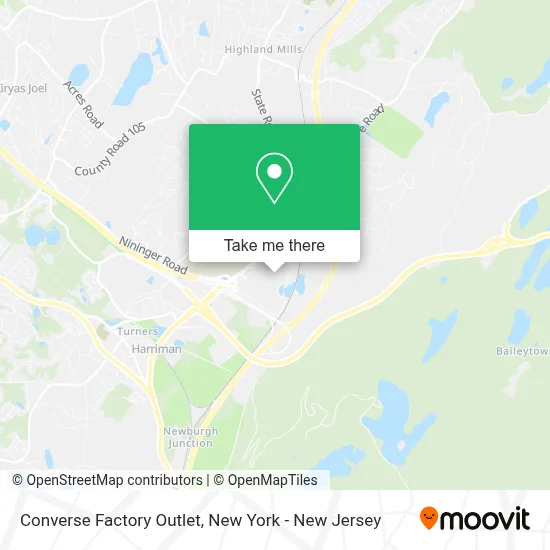 Converse Factory Outlet map