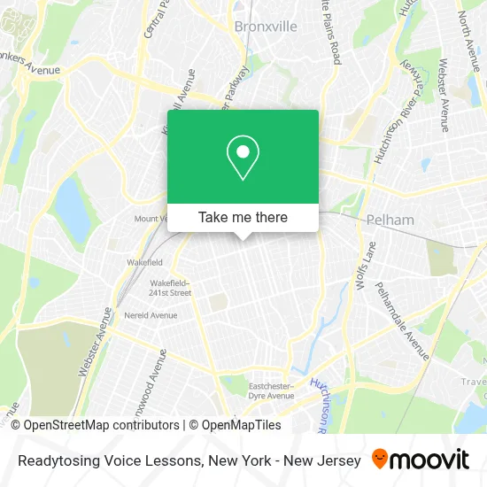 Readytosing Voice Lessons map