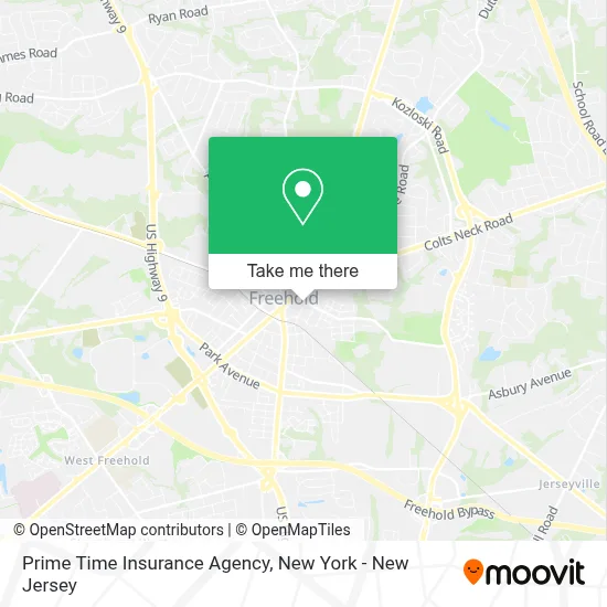 Prime Time Insurance Agency map