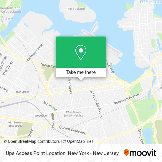 Ups Access Point Location map