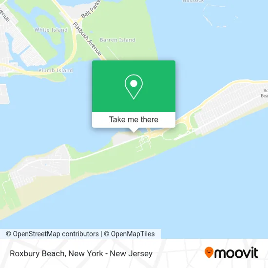 Roxbury Beach map