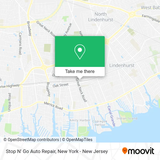 Stop N' Go Auto Repair map