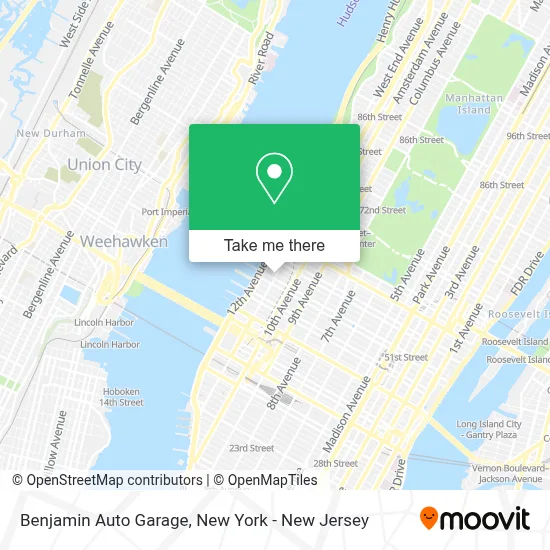 Benjamin Auto Garage map