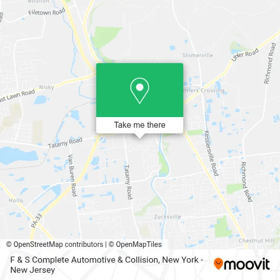 F & S Complete Automotive & Collision map