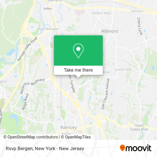 Rsvp Bergen map