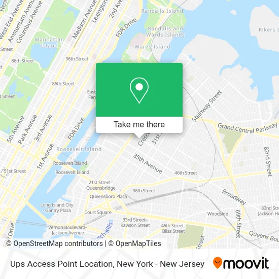 Ups Access Point Location map