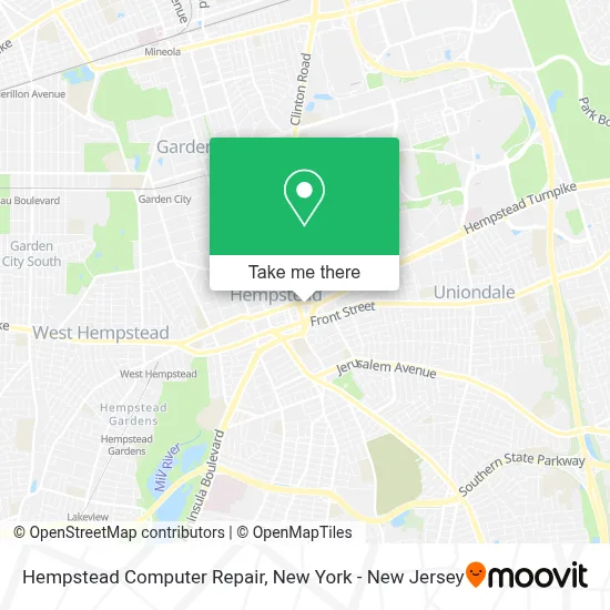 Hempstead Computer Repair map