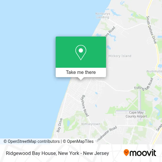 Ridgewood Bay House map