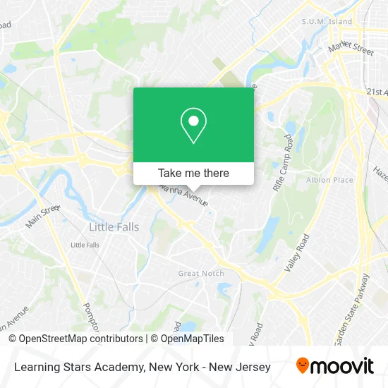 Learning Stars Academy map