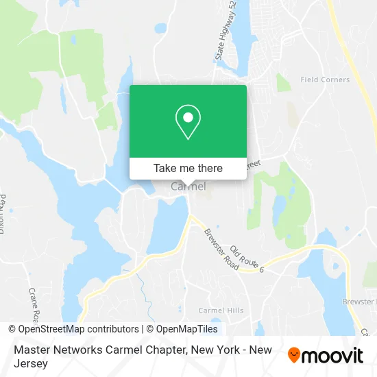 Master Networks Carmel Chapter map