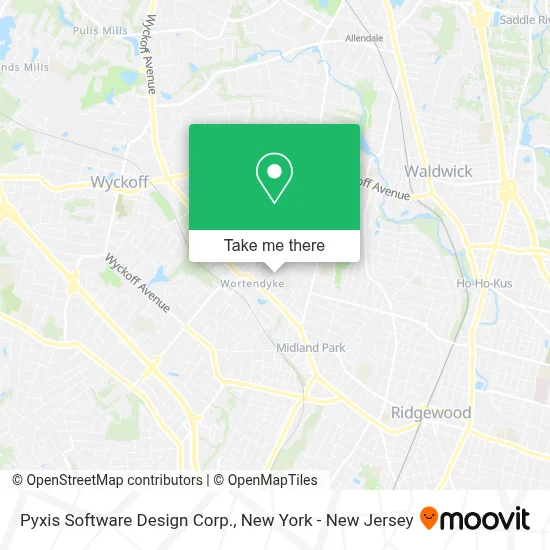 Pyxis Software Design Corp. map
