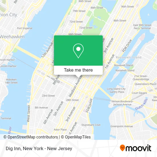 Dig Inn map