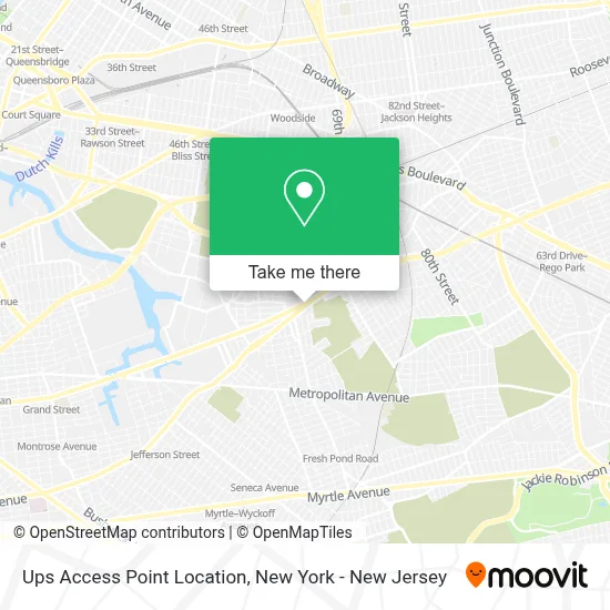Ups Access Point Location map