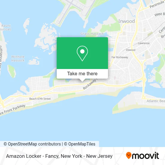 Amazon Locker - Fancy map