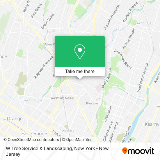 W Tree Service & Landscaping map