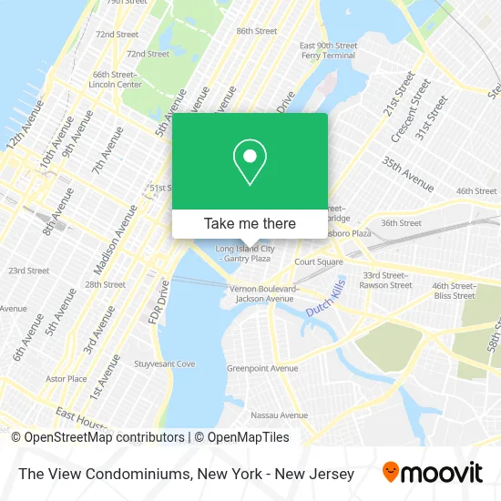 The View Condominiums map