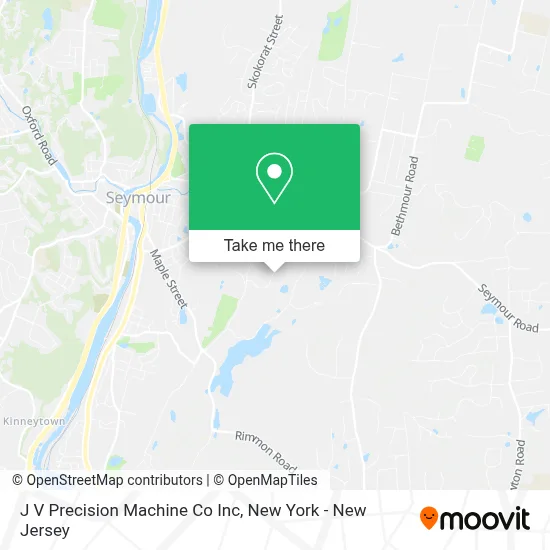J V Precision Machine Co Inc map