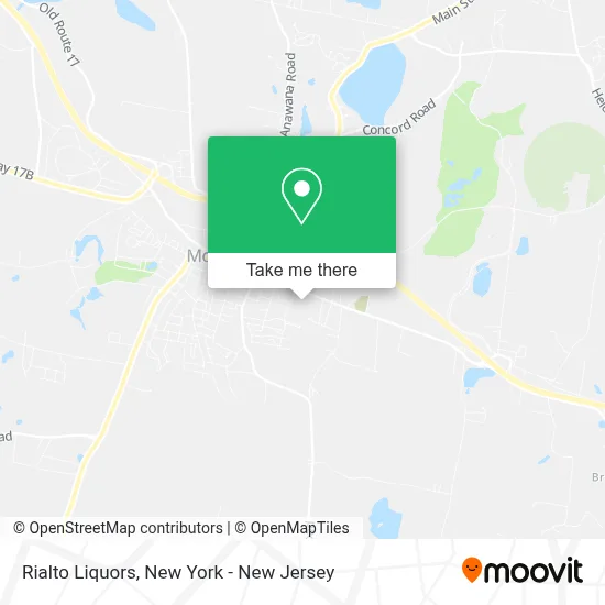 Rialto Liquors map