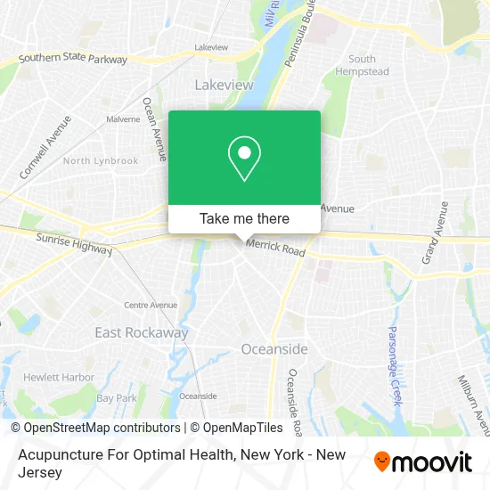 Acupuncture For Optimal Health map