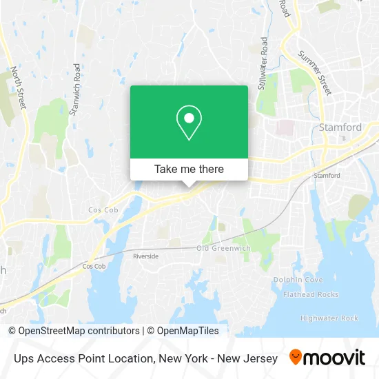 Ups Access Point Location map