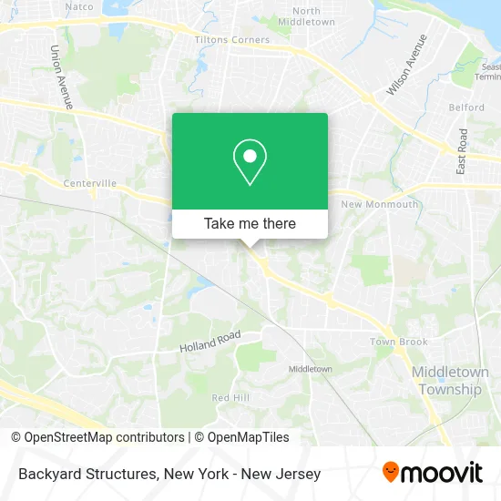 Backyard Structures map