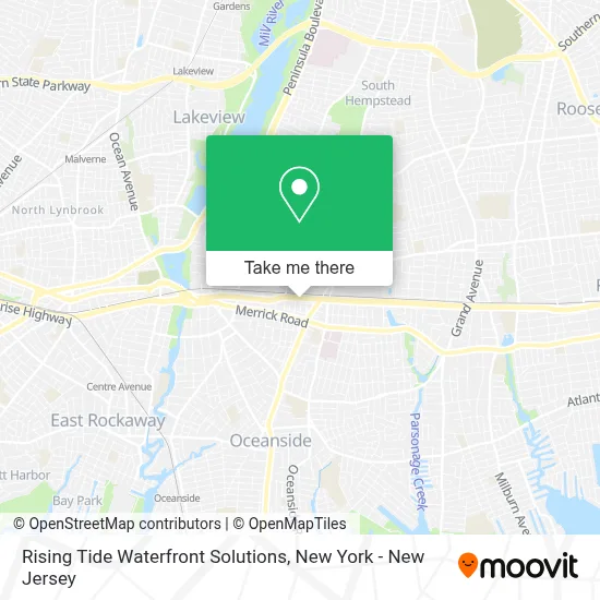 Rising Tide Waterfront Solutions map