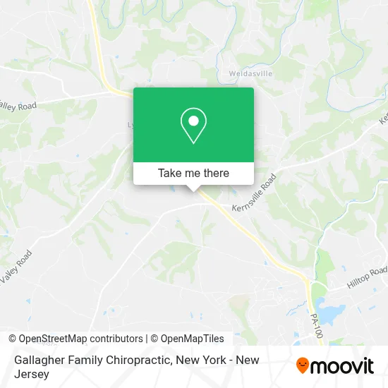 Gallagher Family Chiropractic map
