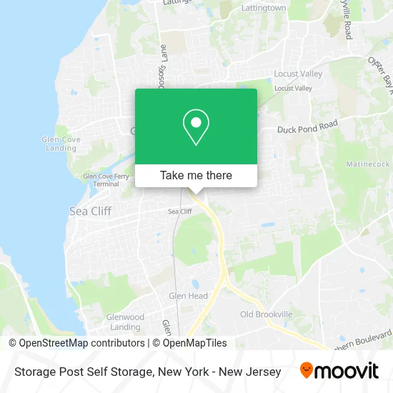 Storage Post Self Storage map