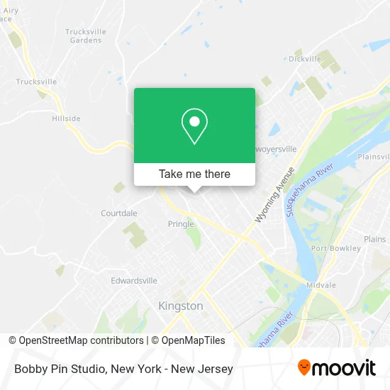 Bobby Pin Studio map