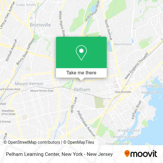 Pelham Learning Center map