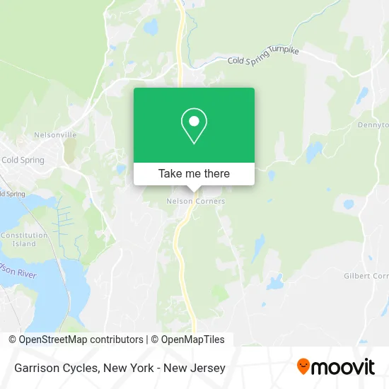 Garrison Cycles map