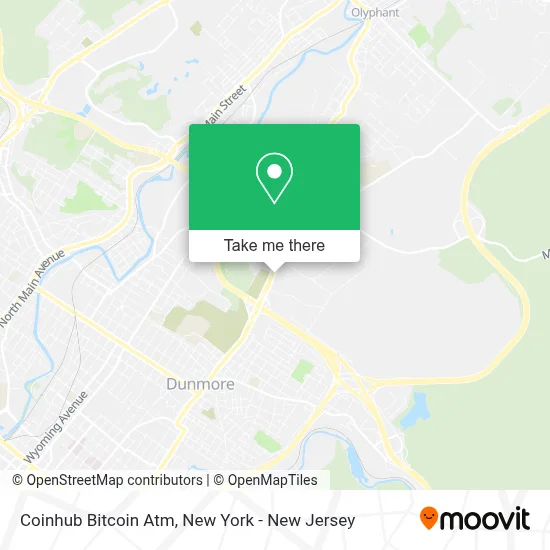 Coinhub Bitcoin Atm map