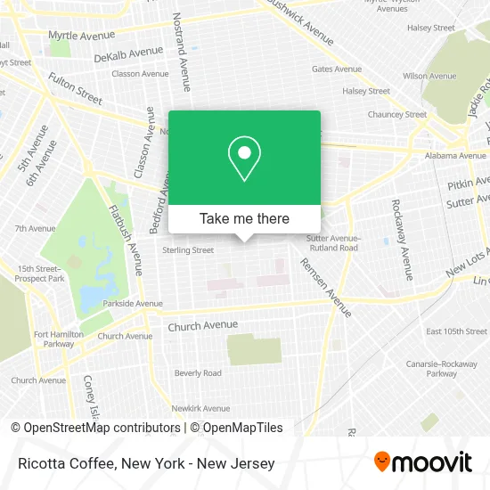 Ricotta Coffee map
