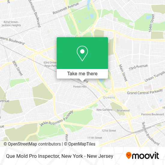 Que Mold Pro Inspector map
