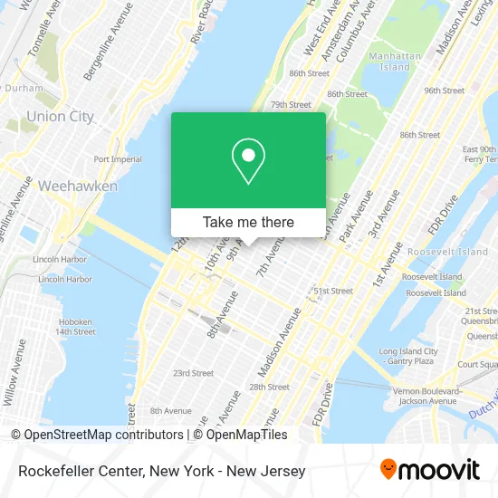 Rockefeller Center map