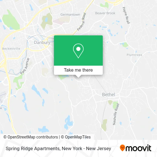 Spring Ridge Apartments map