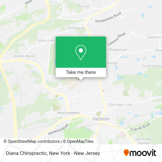 Diana Chiropractic map