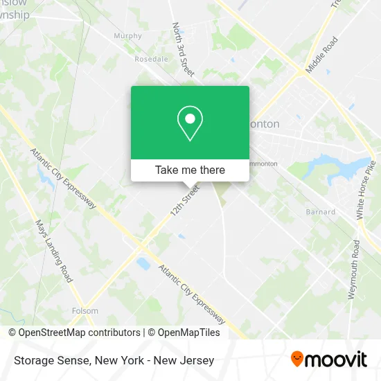 Storage Sense map