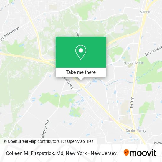 Colleen M. Fitzpatrick, Md map