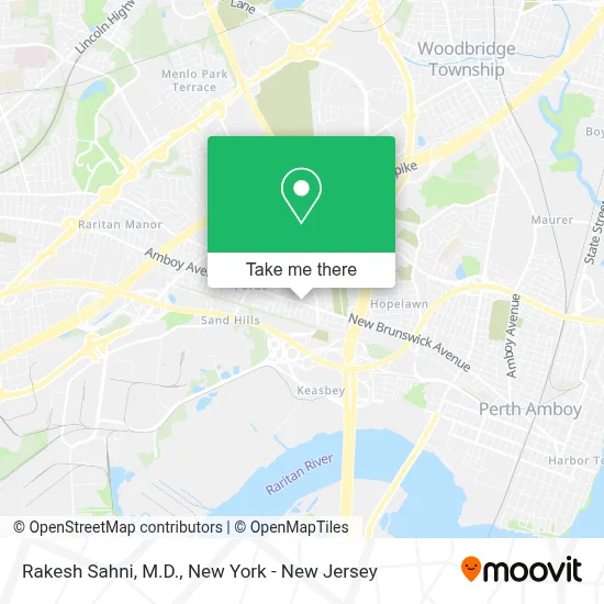 Rakesh Sahni, M.D. map