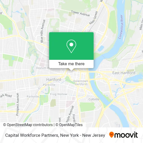 Capital Workforce Partners map