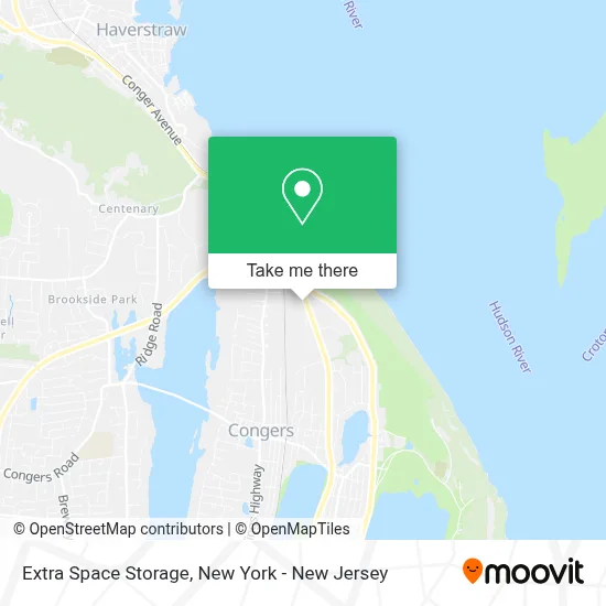 Extra Space Storage map