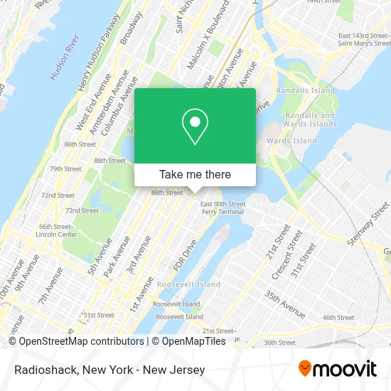 Radioshack map