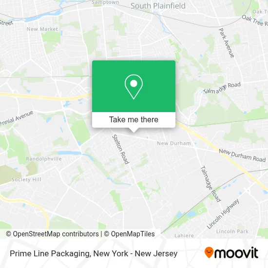 Prime Line Packaging map