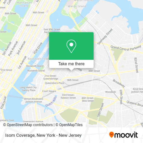 Isom Coverage map